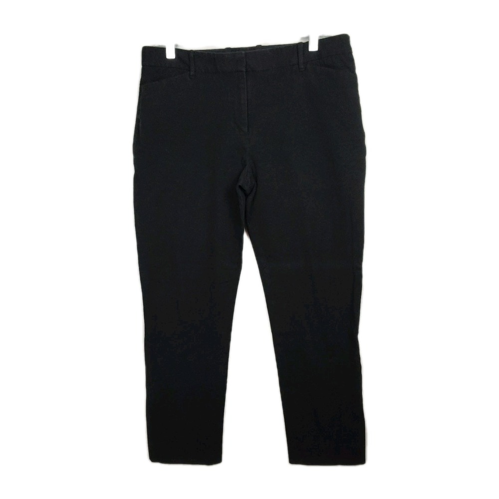 Gap‎ Slim Cropped Pants Women's Size 8R Black Two-Way Stretch
